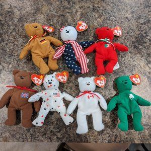 TY Teenie Beanies - McDonald's Set of 7 Bears